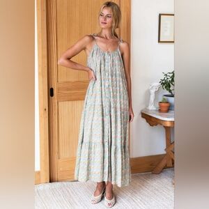 Emerson Fry India Collection 100% Organic Cotton Harper Sundress Size M/L